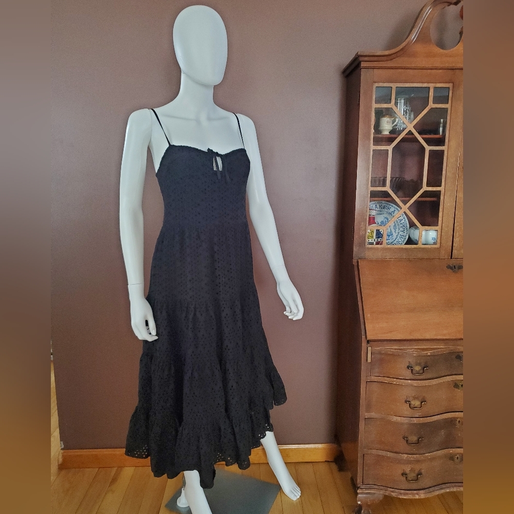 Justfab summer dress, black size Large